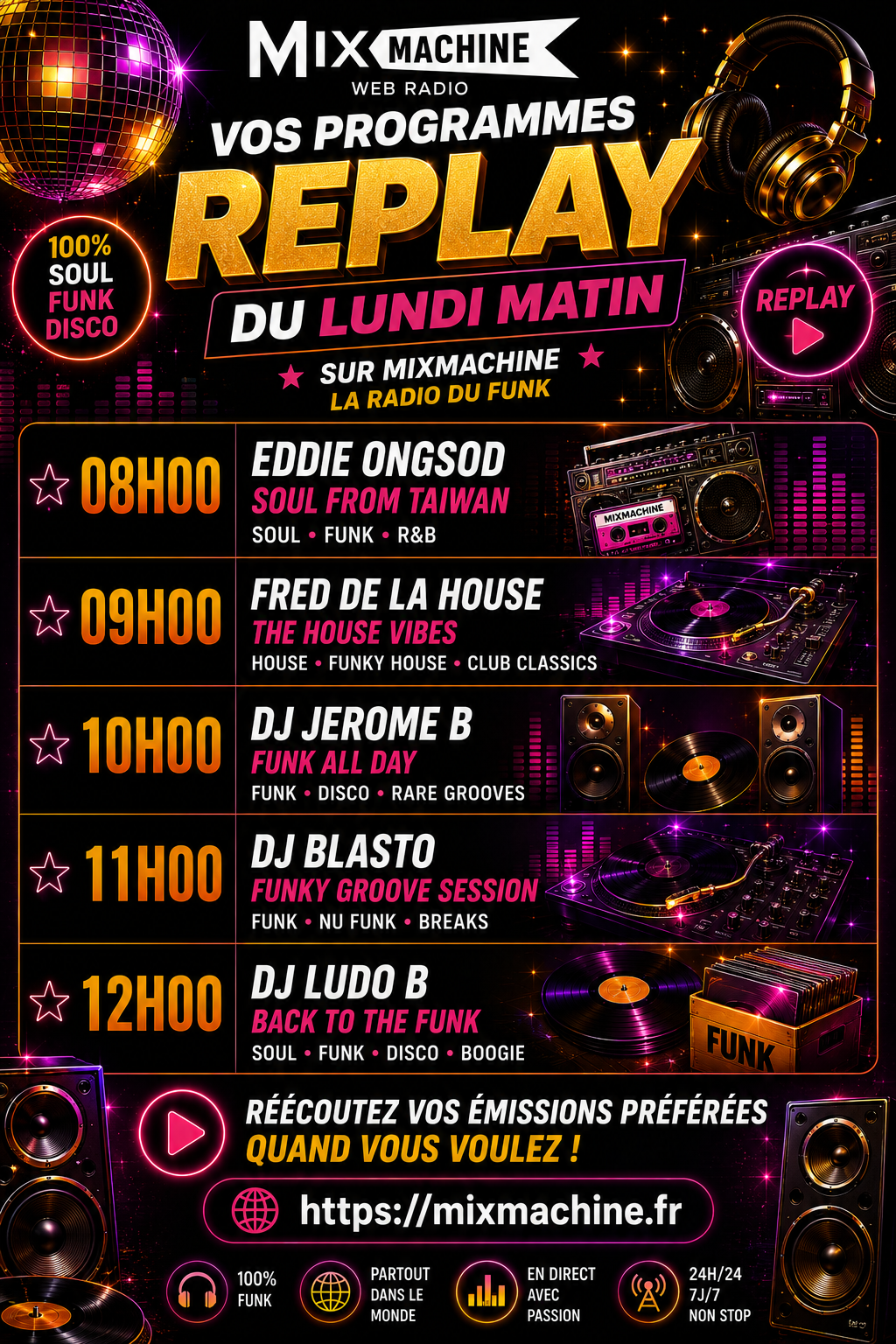 LES LUNDIS REPLAY